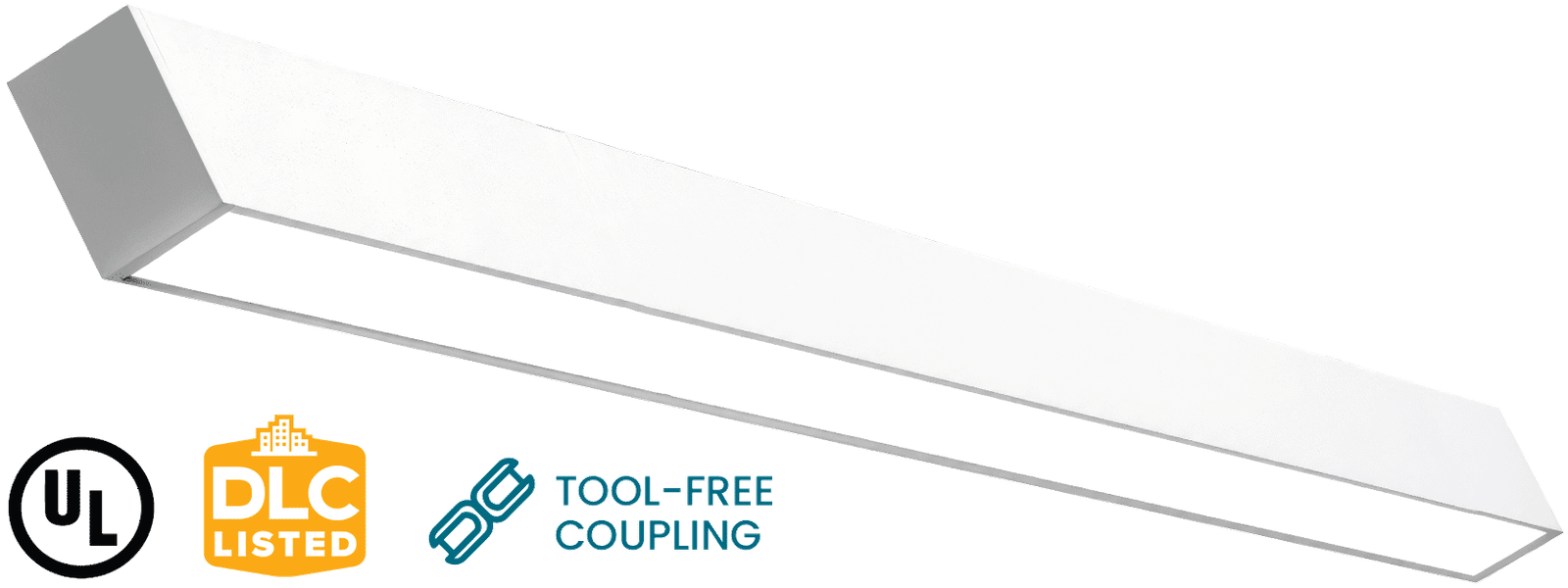 FLUX ARC, DIRECT/INDIRECT LINEAR LED LUMINAIRE 40/32/24/20 4FT (AL-AFX-S-4FT/40/32/24/20)