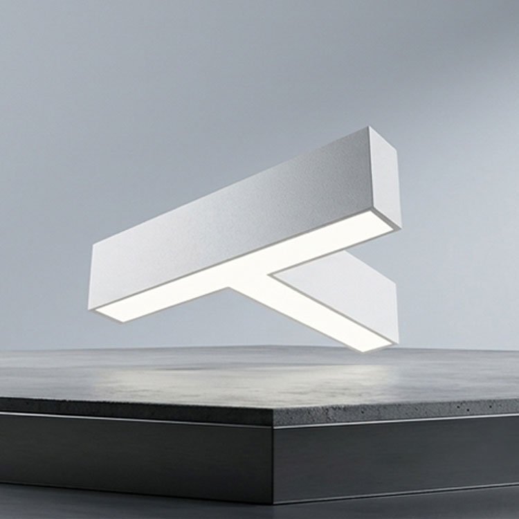 AL-AFX-S_T-Connector-2_750px FLUX ARC 2FT Connector for AL-AFX-S Direct/Indirect Linear Luminaire - Image 1